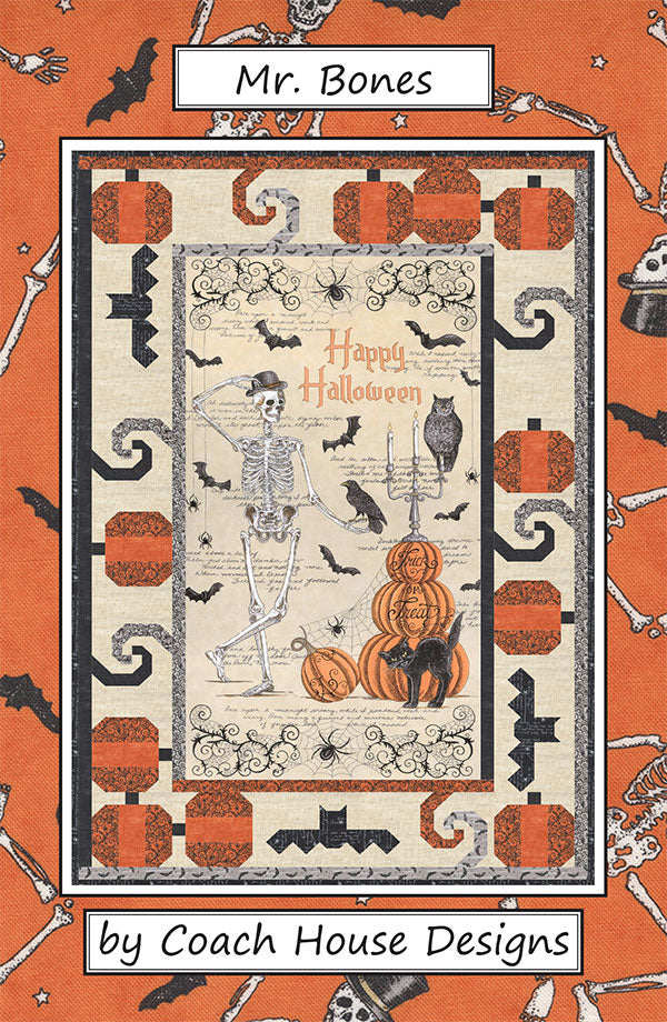 Mr Bones Quilt Pattern, Coach House Designs CHD-2151