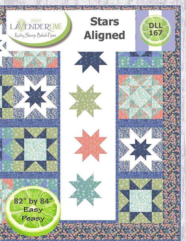 Stars Aligned Quilt Pattern, DLL167