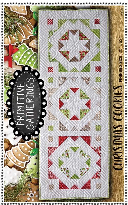 Christmas Cookies Quilt Pattern, Primitive Gatherings PRI868