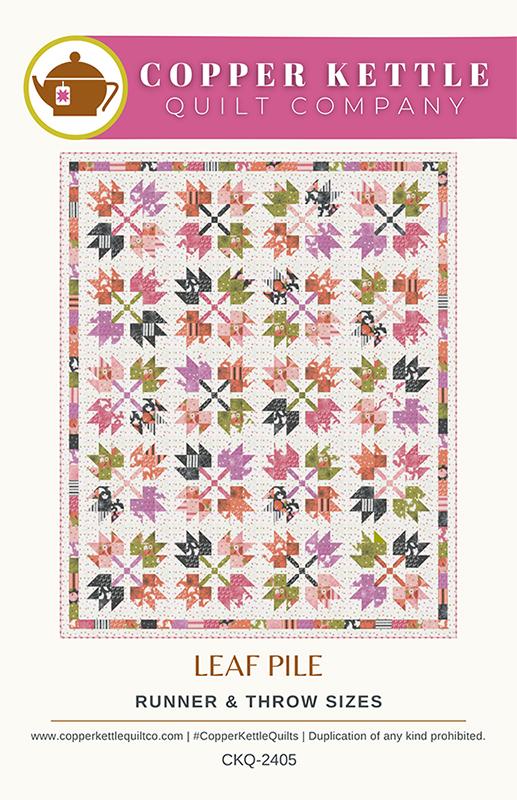Leaf Pile Quilt Pattern, Copper Kettle Quilt Co CKQ2405