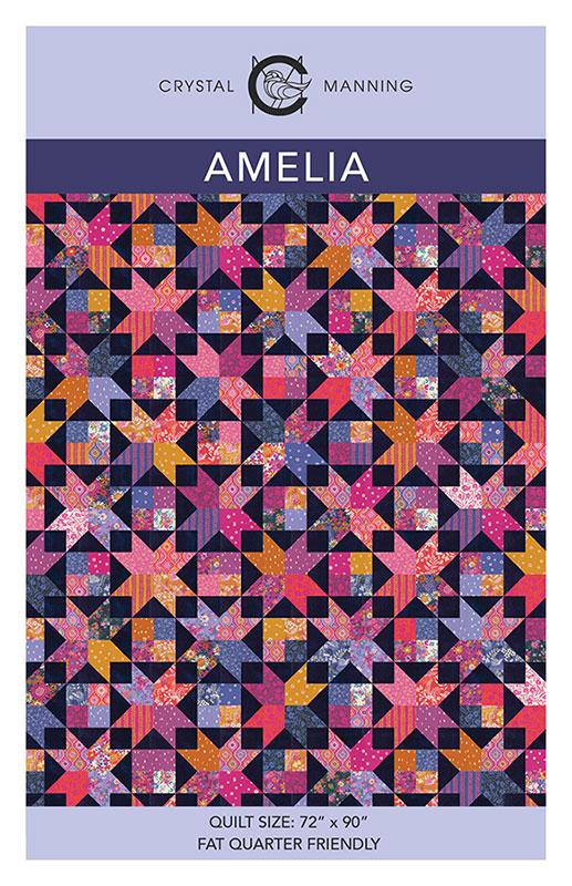 Amelia Quilt Pattern, Crystal Manning CMA892