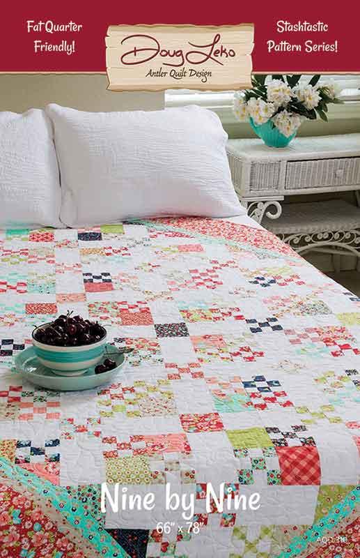 Nine by Nine Quilt Pattern, Antler Quilt Design AQD0310