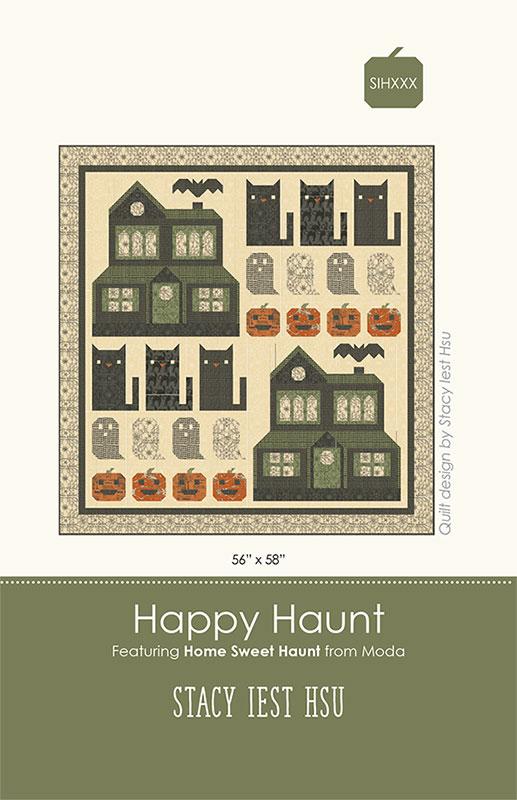 Happy Haunt Halloween Sampler Quilt Pattern, Stacy Iest Hsu SIH105
