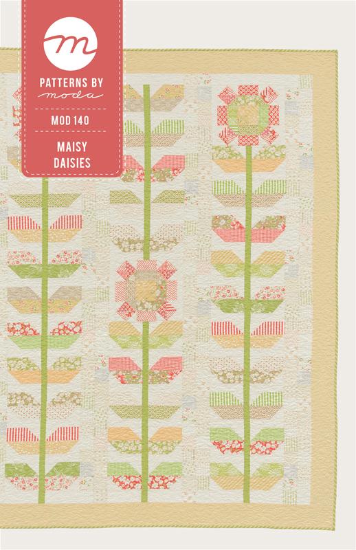 Maisy Daisies Quilt Pattern, Moda MOD140