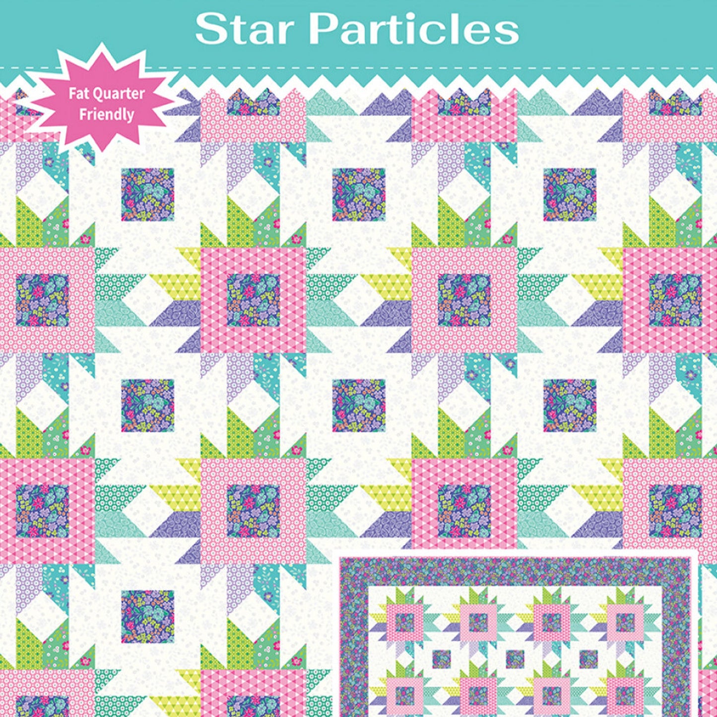 Star Particles Quilt Pattern, Blooming Boldly BBD0115