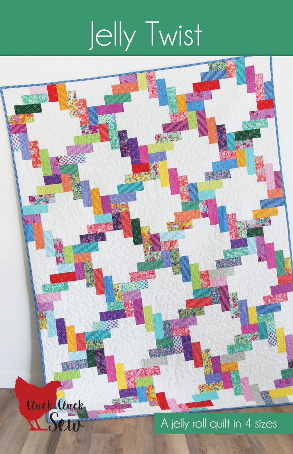 Jelly Twist Quilt Pattern, Cluck Cluck Sew CCS211