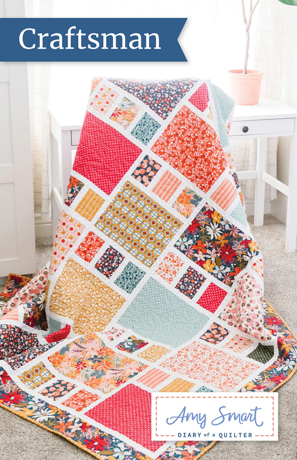 Craftsman Quilt Pattern, Diary of a Quilter DQ-1601