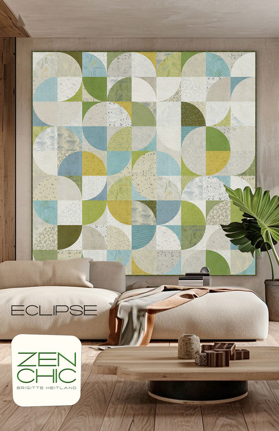 Eclipse Quilt Pattern, Zen Chic ZC ECQP