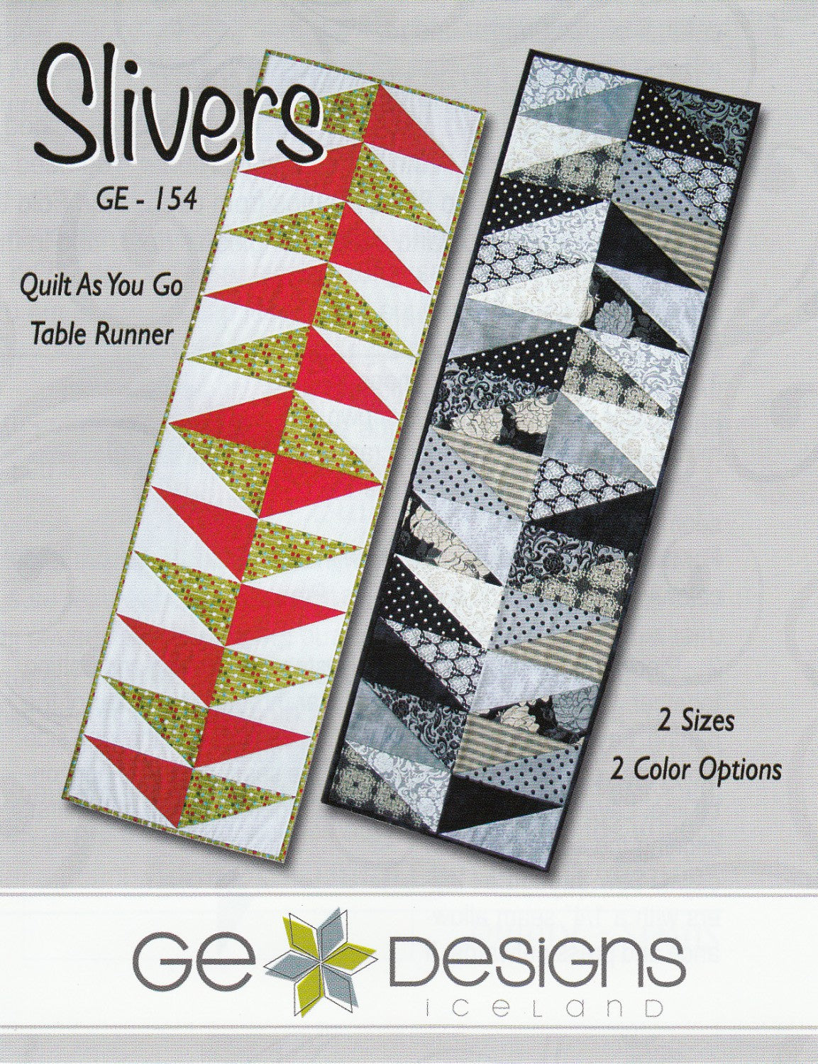 Slivers Table Runner Quilt Pattern, GE Designs Ge154