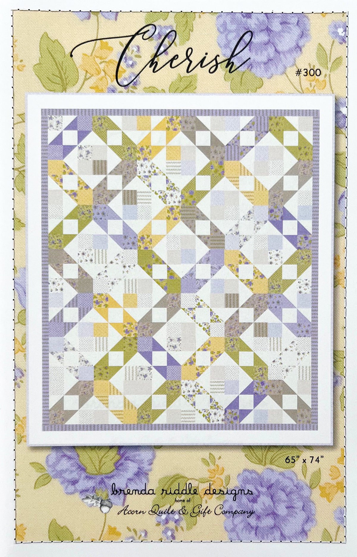 LAST CALL Cherish Quilt Pattern, Acorn Quilt and Gift AQG300