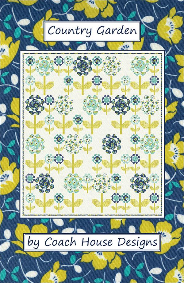 Country Garden Quilt Pattern, Coach House Designs CHD2125