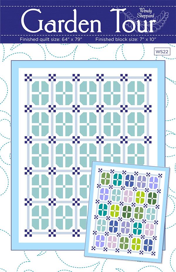 Garden Tour Quilt Pattern, Wendy Sheppard WS22
