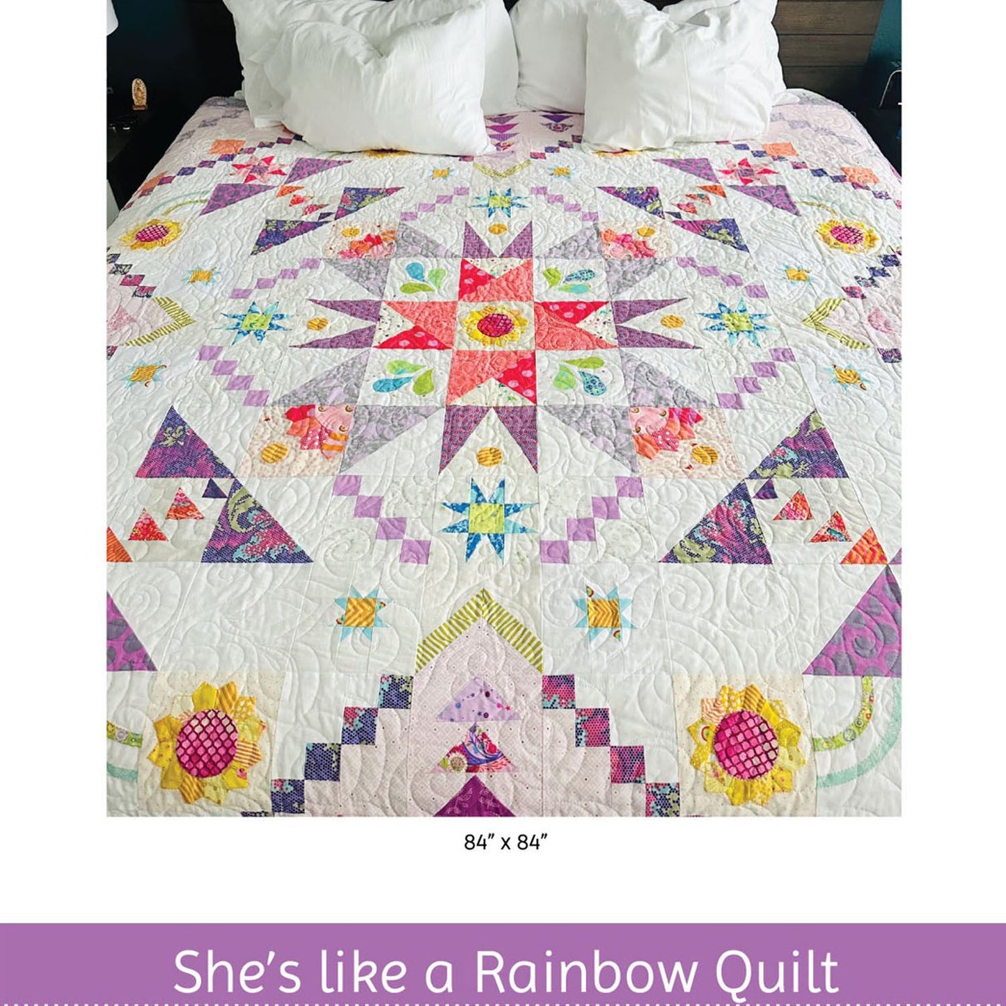 She's Like a Rainbow Quilt Pattern, Rebecca Mae Designs RMD129