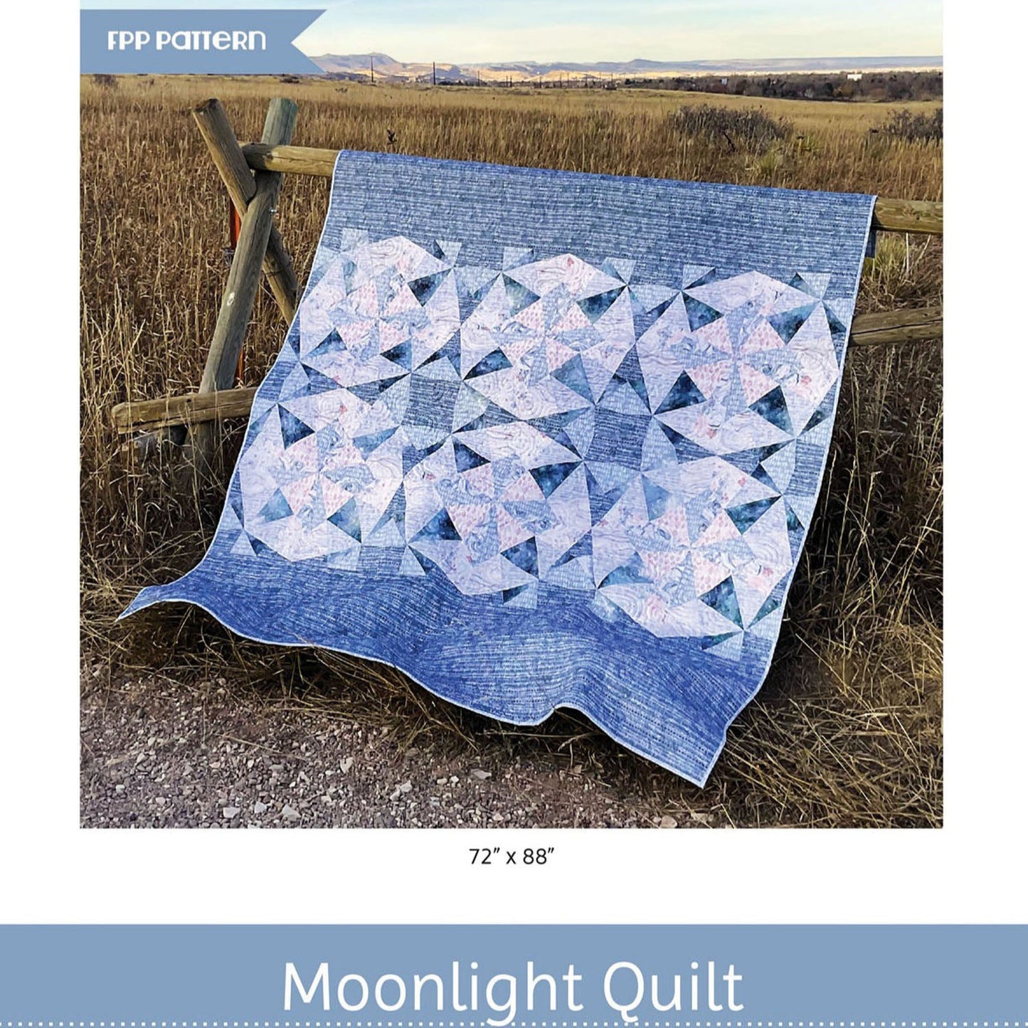 Moonlight Quilt Pattern, Rebecca Mae Designs RMD136