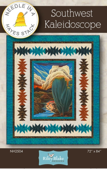 Southwest Kaleidoscope Quilt Pattern, Needle in a Hayes Stack NH2504
