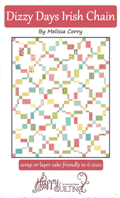 Dizzy Days Irish Chain Quilt Pattern, Busy Hands Quilts BUS104