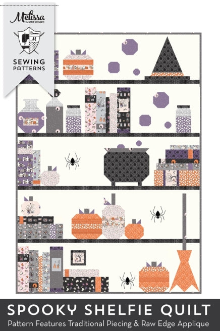 Spooky Shelfie Quilt Pattern, Melissa Mortenson PDC4595
