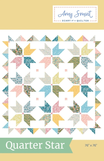 Quarter Star Quilt Pattern, Diary of a Quilter DOQ2303