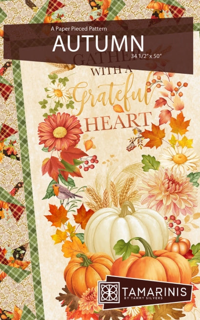 Autumn Panel Frame Quilt Pattern, Tamarinis TAQ143