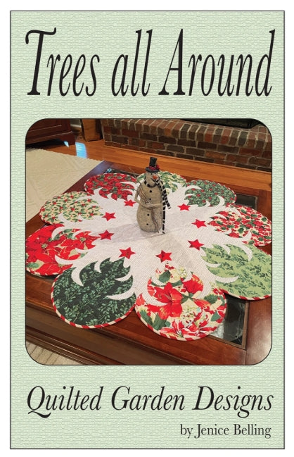 Trees All Around Quilt Pattern, Quilted Garden Designs QGD054