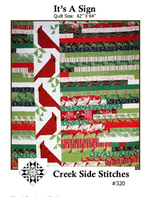 It's a Sign Quilt Pattern, Creek Side Stitches CSS320
