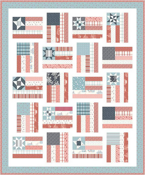 Fly the Flag Quilt Pattern, Diary of Quilter DOQ2101