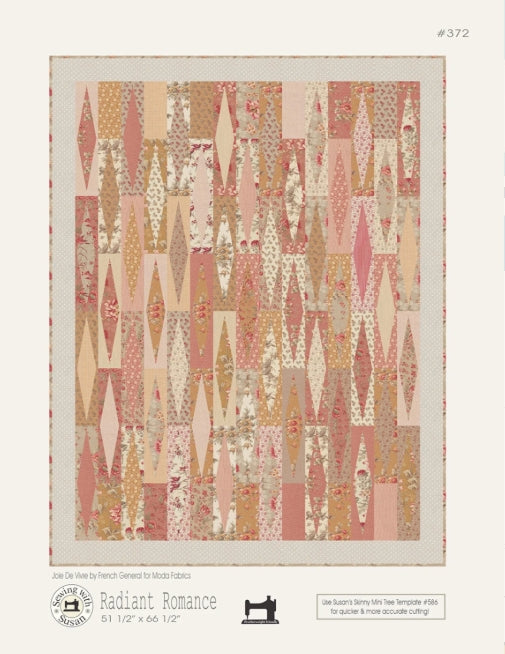 Radiant Romance Quilt Pattern, Suzn Quilts SUZ372