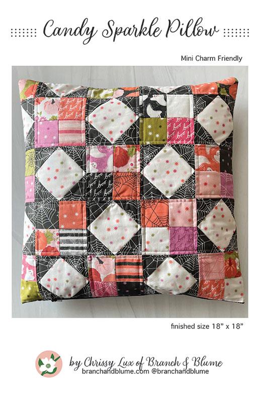 Candy Sparkle Pillow Quilt Pattern, Branch and Blume BNB2417
