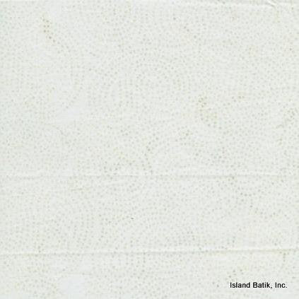 Foundations Neutrals Sprinkles - Off-White Batik with Swirling Gray Dots Fabric, Island Batik, Neutral Batik Blender Background Fabric