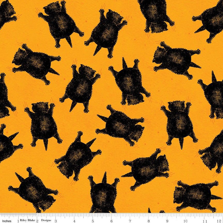 DESTASH Goose Tales OOP 5" Stacker Charm Pack, Riley Blake 5-9390-42, Halloween Charm Pack Fabric, 5" Precut Fabric Squares