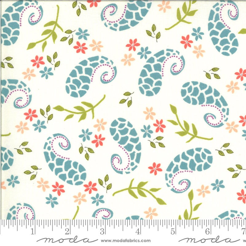 Balboa Charm Pack OOP, Moda 37590PP, 5" Precut Fabric Squares, Floral Charm Pack, Modern Floral Fabric, Sherri and Chelsi