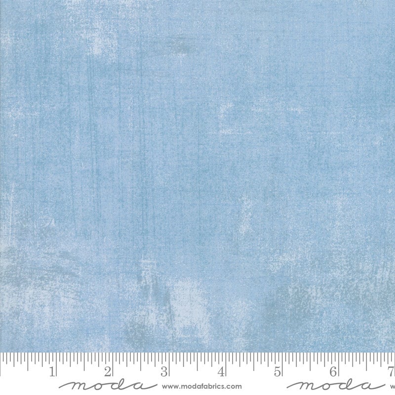 108" Grunge - Light Blue Mottled Wide Quilt Back Fabric, Moda 11108 479 Cosmic, Blue Texture Tonal Quilt Backing