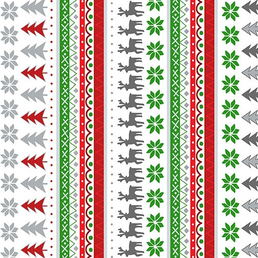 Keeping Cozy Layer Cake, Kanvas Benartex KCZ10PK, Christmas Xmas Layer Cake Fabric, 10" Precut Fabric Squares, Snowglobes Fabric