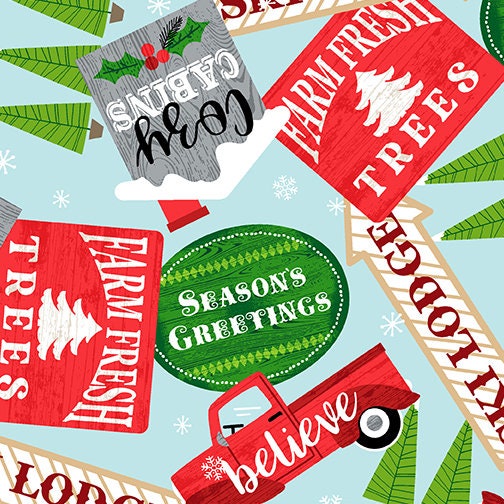 Keeping Cozy Layer Cake, Kanvas Benartex KCZ10PK, Christmas Xmas Layer Cake Fabric, 10" Precut Fabric Squares, Snowglobes Fabric