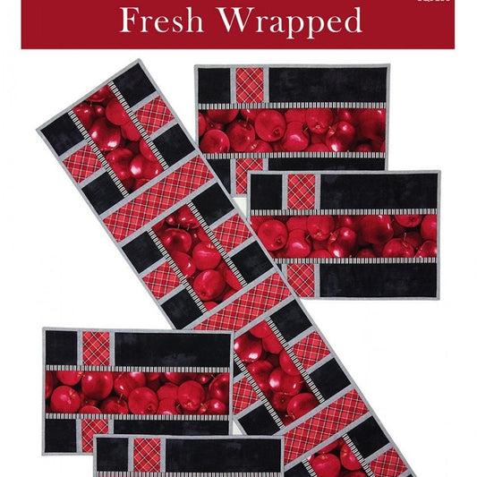Fresh Wrapped Quilt Pattern, Canuck Quilter Designs CQ9153, Table Runner Place Mats Quilt Pattern, Patterns for Yardage