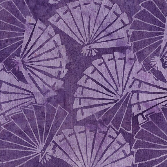 Imperial Mums Stack, Island Batik , 10" Precut Purple Yellow Orange Blue Batik Layer Cake Fabric Squares