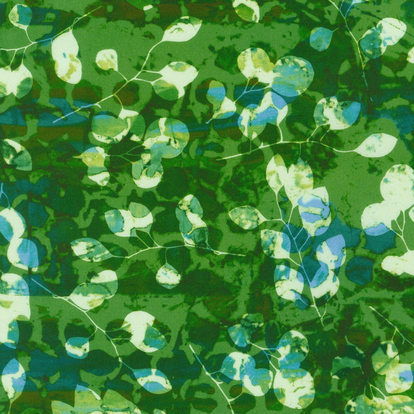 REMNANT 1 Yard 29" of 108" Wishwell Prarie Song Wide - Leaf Green Wide Quilt Back Fabric, Robert Kaufman ANJDX2133943 Leaf, Wide Backing