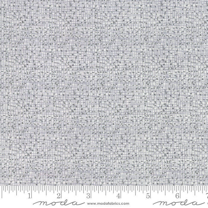 REMNANT 32" of Thatched - Cream Tonal Fabric, Moda 48626 36, White on Cream Fabric, Robin Pickens