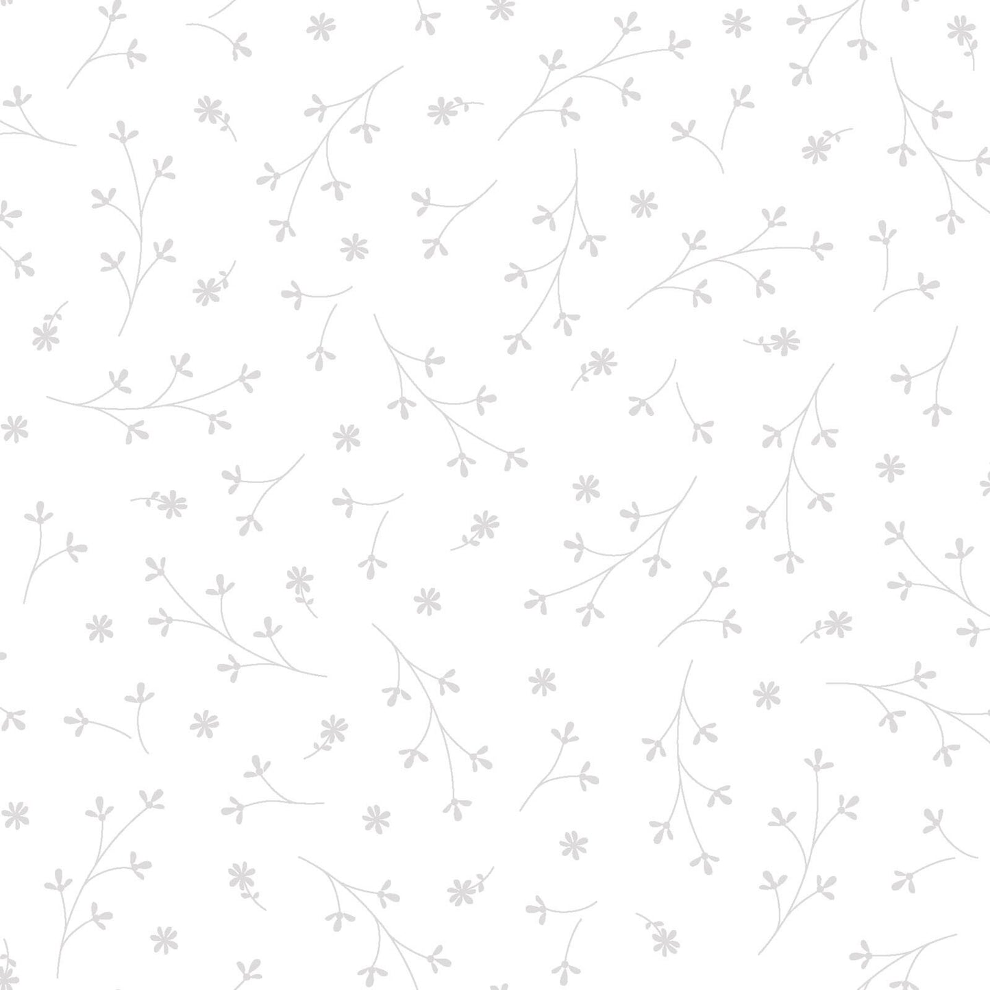White on White 10" Squares, Maywood Studio SQ-MASKBB-Wows, Solid White Print Quilt Fabric Stack, 10" Precut Fabric Squares