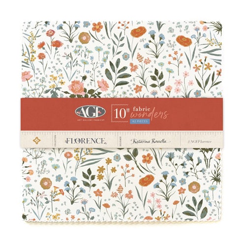 LAST CALL Florence 10" Squares, Art Gallery Fabrics 10WFLR