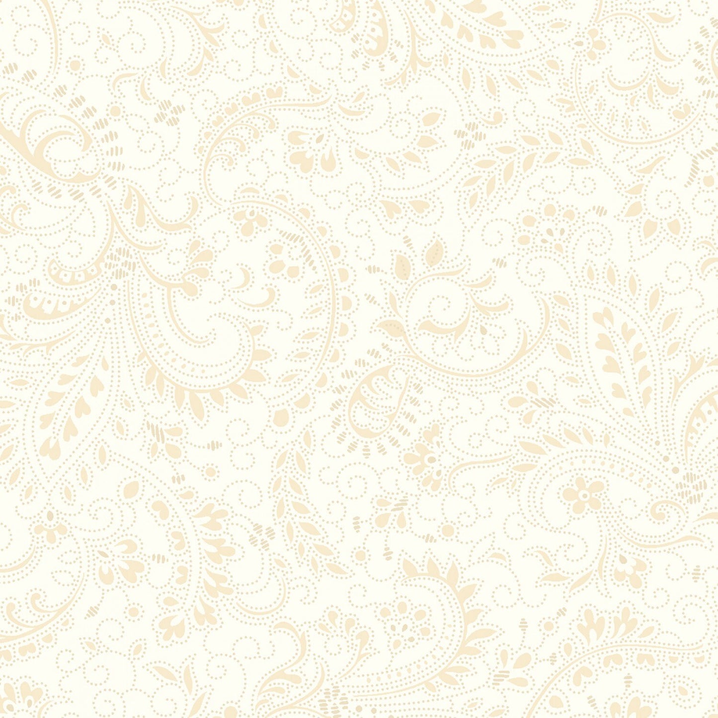 108" Piecemaker Sampler - Cream Beige Paisley Wide Quilt Back Fabric, Marcus R360788D-CREAM, Neutral Quilt Backing Fabric, By the Yard
