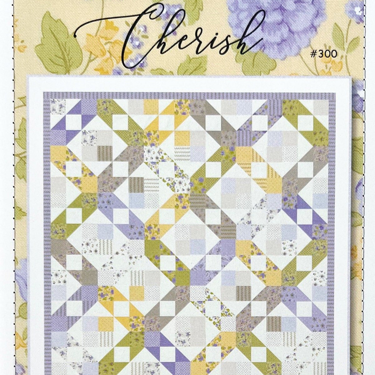 Cherish Quilt Pattern, Acorn Quilt and Gift AQG300, Fat Eighths Friendly, Patchwork Star Quilt Pattern, Brenda Riddle