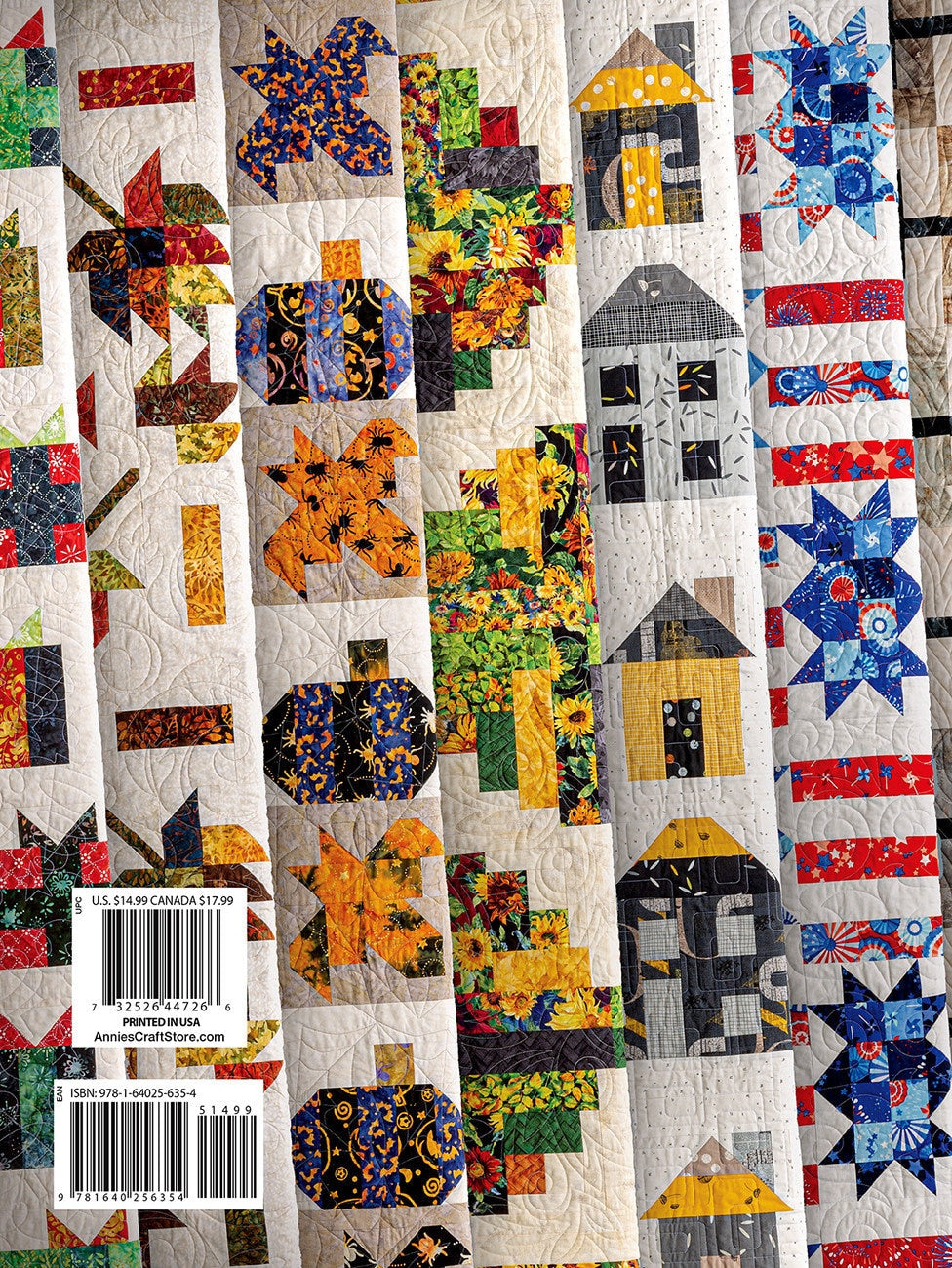 Jelly Roll Quilts For All Seasons Quilt Pattern Book, Annie's Quilting 1415221, Jelly Roll Pattern Book, 12 Quilt Design Patterns
