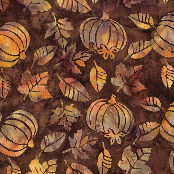 Fall Gatherings Strip Pack, Island Batik, Batik Jelly Roll, 2.5" Precut Fabric Strips, Autumn Fall Leaves Pumpkins Batik Fabric Strips