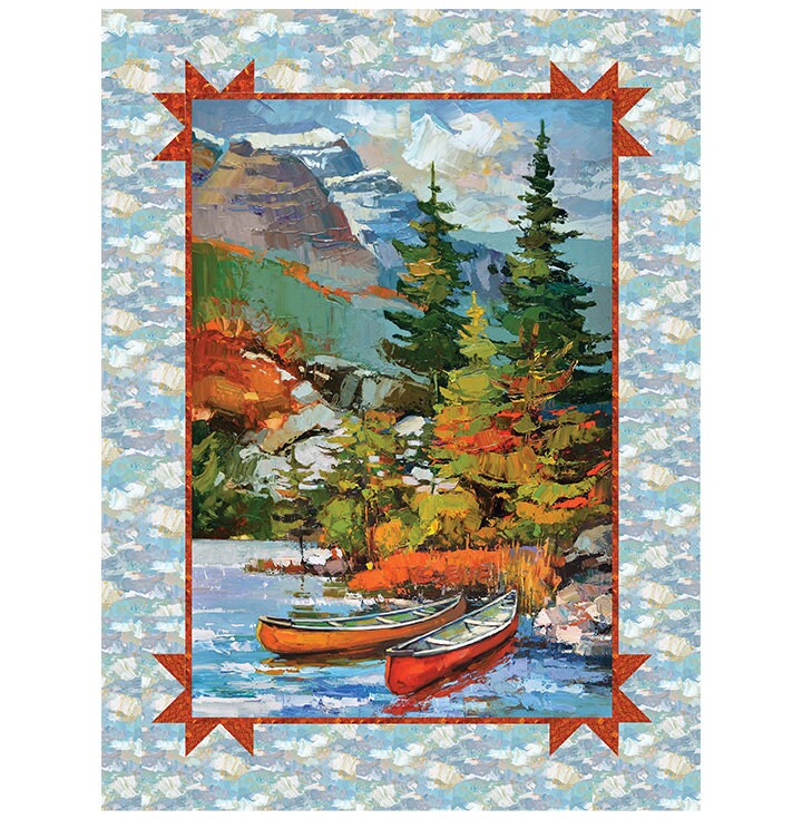 Farmer's Sunshine Panel Frame Quilt Pattern, Farmer's Daughters Quilts FDQ-SUNSHINE, 24" to 36" Fabric Panel Friendly Pattern