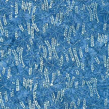 Artisan Batiks Kasuri 2023 Charm Squares, Robert Kaufman CHS-1204-42, Shades of Blue White Batik Charm Pack, 5" Precut Fabric Squares
