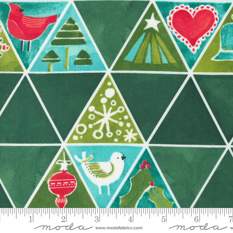 Winterly Jelly Roll, Moda 48760JR, 2.5" Christmas Floral Quilt Fabric Strips, Robin Pickens