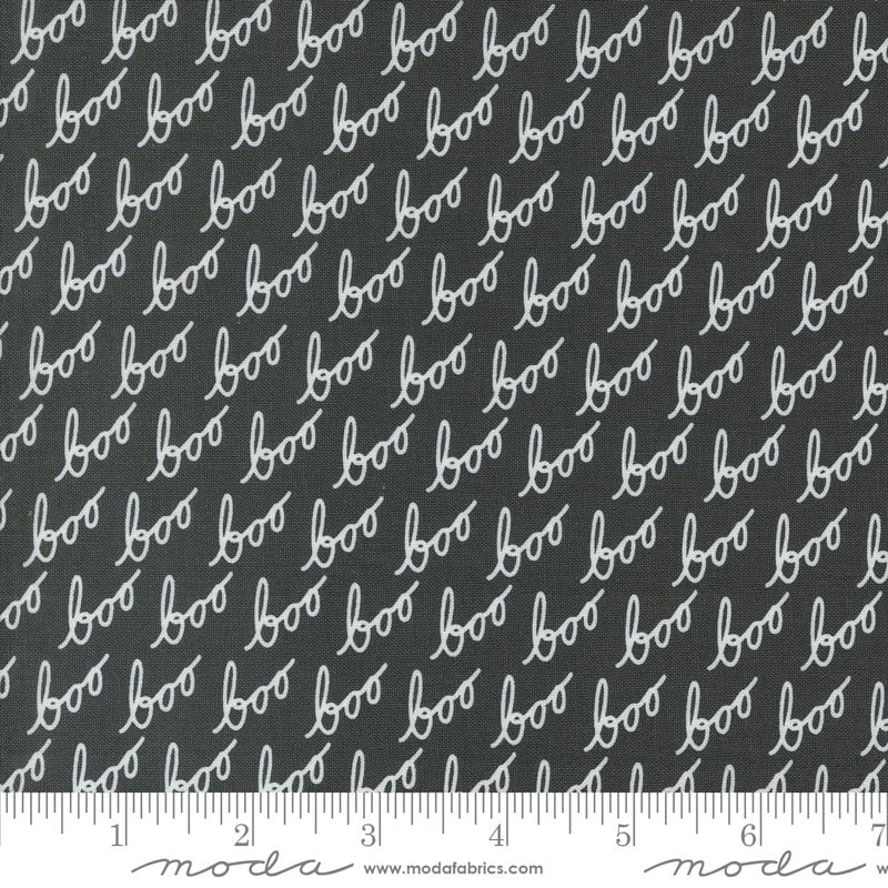 Hey Boo Mini Charm Pack, Moda 5210MC, Lella Boutique 2.5" Precut Halloween Quilt Fabric Squares