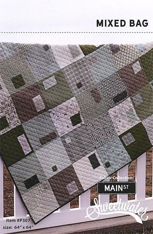 Mixed Bag Quilt Pattern, Sweetwater SW P307 Jambearies Quilt Co