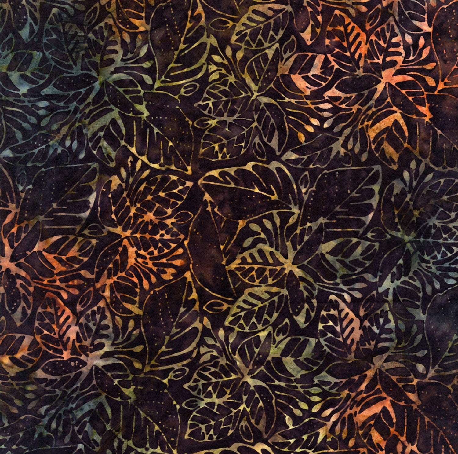 Cider Batik 10" Squares, Timeless Treasures Treat-Square42 Cider, 10" Precut Autumn Fall Batik Cotton Quilt Fabric Squares